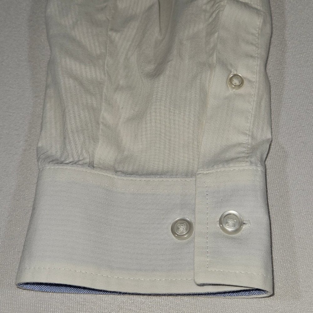 Croft & Barrow Easy Care Men's White Long Sleeve Shirt Size 3XB - Picture 7 of 8